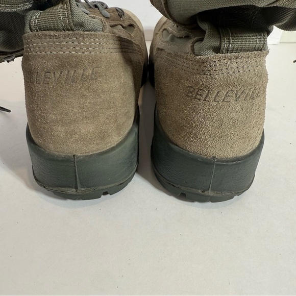 Belleville 600 ST Hot Weather Steel Toe Military Boots Tan Green Size 12 R - Picture 7 of 8